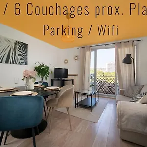  Appartement Fully Equipped With Parking 6 Beds
